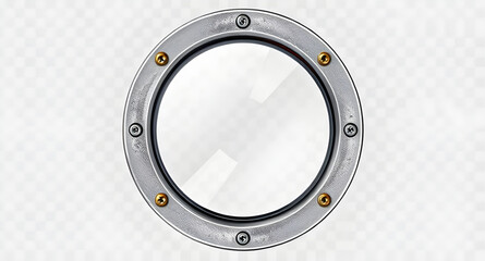 nautical porthole vector illustration, isolated ship window clipart, round marine vessel porthole drawing, realistic boat porthole illustration, hand-drawn ship porthole vector, decorative porthole il