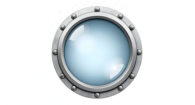 porthole vector illustration isolated, round ship window clipart, nautical porthole design, boat window vector art, circular porthole digital illustration, marine porthole clipart set, realistic porth
