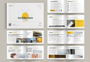 Architecture Landscape Portfolio Layout