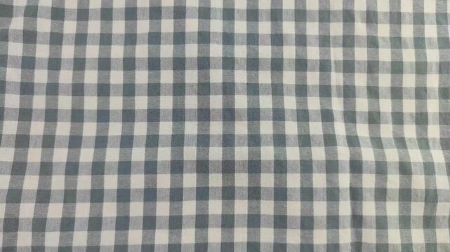 blue and white plaid