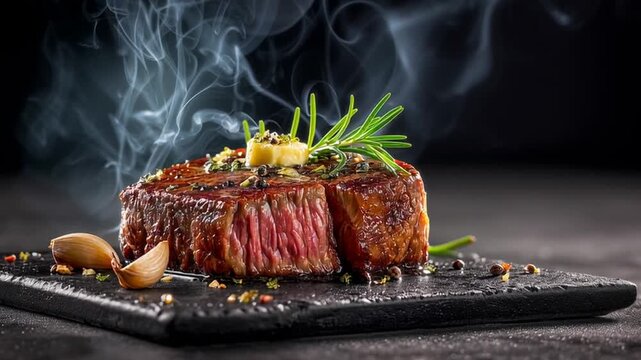 succulent wagyu beef steak