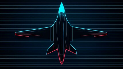 Stealth air force jet fighter high-performance combat aircraft highlighting next-gen stealth geometry and aerodynamic efficiency.