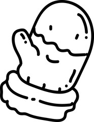 Christmas Mitten Doodle