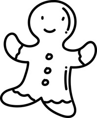 Gingerbread Man Doodle