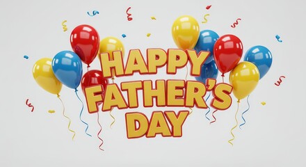 Happy fathers day celebration