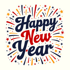 Festive Happy New Year Celebration