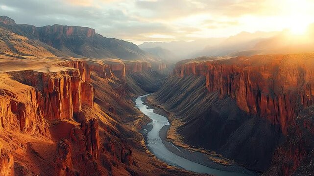 tingo colorado canyon ancash peruvian landscape video
