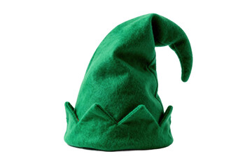 Green festive elf hat for holiday celebration