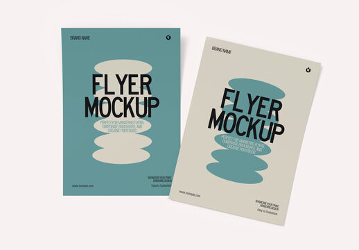 Two Flyer Mockup Set