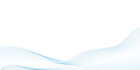 Abstract wavy lines flowing design. Suitable for AI  tech  network  science  digital technology themes