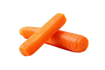 Fresh and healthy carrot sticks ready for snacking
