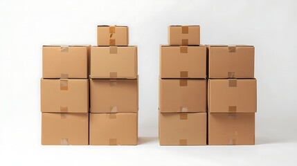 Parcels at a delivery point