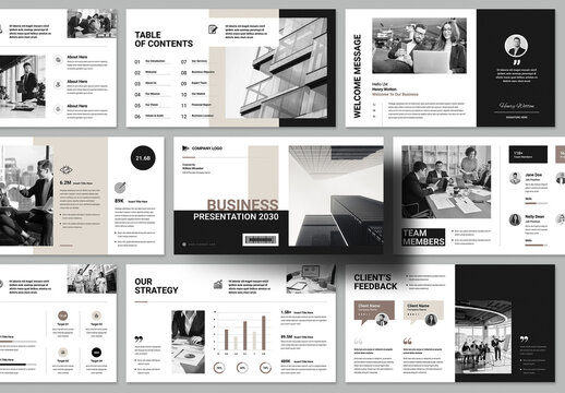 Business Presentation Layout