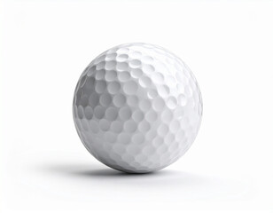 Golf ball mock up isolated on white background