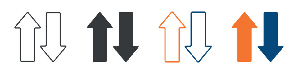 Direction Icon Set Multiple Style Collection 