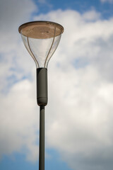 public lighting. LED lamp serving public street lighting.