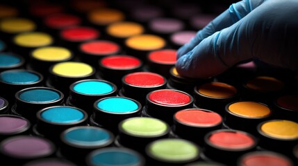 Technician customizing hybrid alloy cap features in a hightech workshop emphasizing tailored solutions for diverse closure applications.