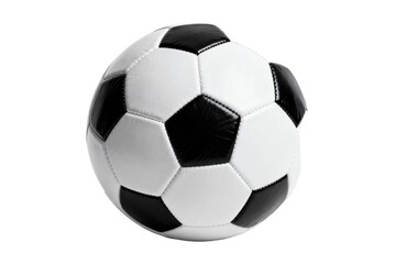 A classic black and white soccer ball used in sports activities