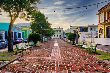 Plaza Santo Domingo in San Germán Historic District, Puerto Rico's Second Oldest City in the Caribbean © Alexandre ROSA