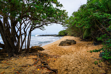 Domes Beach on the west coast of Puerto Rico in the Caribbean Sea
