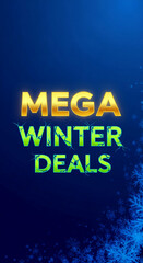 Fototapeta premium Digital art with golden and green fractured text 