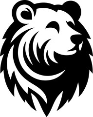 Bear logo silhouette vector illustration  for your brand