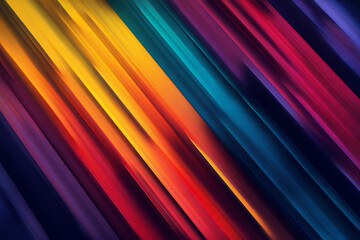 Fototapeta premium vibrant diagonal streaks of color in abstract design
