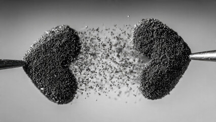 Magnetic Field Visualized with Iron Filings