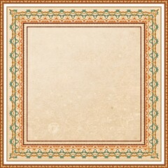 Vintage Geometric Border Frame