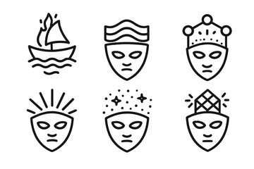Series of faces with one saying "Ship" on the left