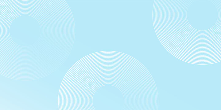 Simple abstract background blue white gradations circle effect shape creative good