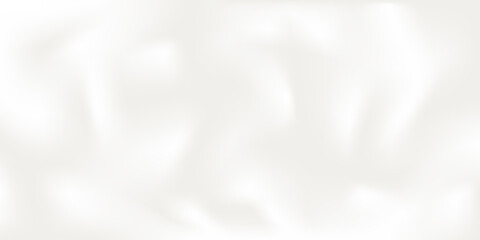 Soft, silky white fabric texture. Wavy effect on gradient cloud dancer banner. Trendy 2026 gradient background. Vector abstract mesh silver foil and metal mirror. Chrome surface