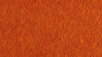 Vibrant orange felt fabric texture showcasing natural fibers