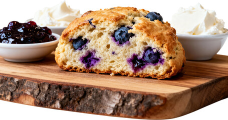 블루베리스콘과크림잼세트