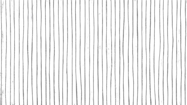 4K Looping pencil texture vertical line background. Scribble pencil texture animated vertical line background. Grayscale vertical line background.