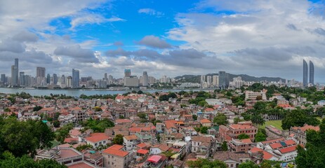 The scenery of Xiamen Gulangyu island