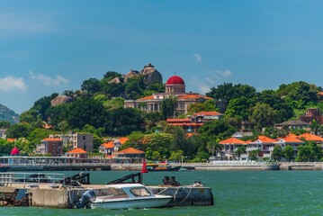 The scenery of Xiamen Gulangyu island