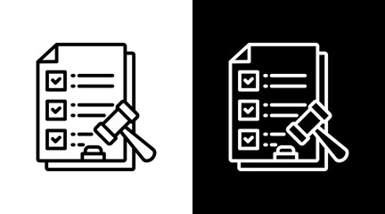 Legal Compliance Icon For Design Elements