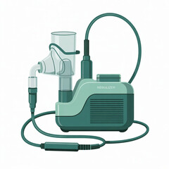 Medical Nebulizer Vector Illustration