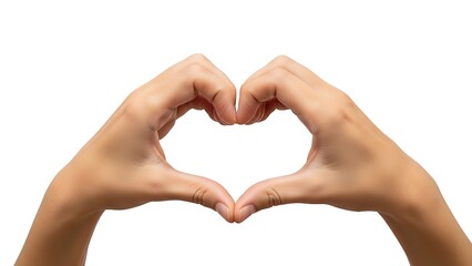 Show your love with this charming heart shape created by hands, a symbol of caring and affection for all marketing and advertising needs