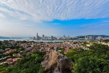 The scenery of Xiamen Gulangyu island