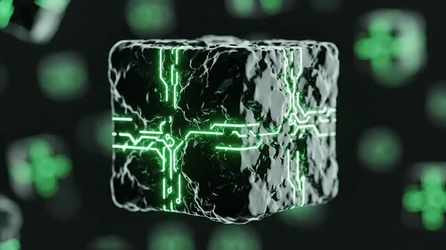 A high-detail cinematic macro visualization of various viruses in motion, showcasing their unique shapes, surface patterns, and fluid biological movement in an artistic, mesmerizing micro-environment