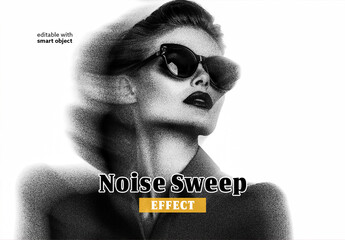 Noise Sweep Photo Effect