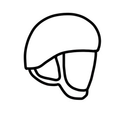 Helmet Soldier Hat War Army organic line hand drawn
