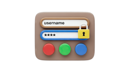 Login Screen with Password Protected Access