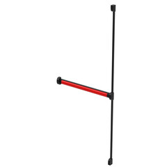 3D rendering illustration of a modular panic bar