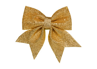 golden bow isolated,gold ribbon bow,yellow glistering bow isolated on transparent background,christmas decoration bow,bow, ribbon,gold,glistering, christmas, festive,gift