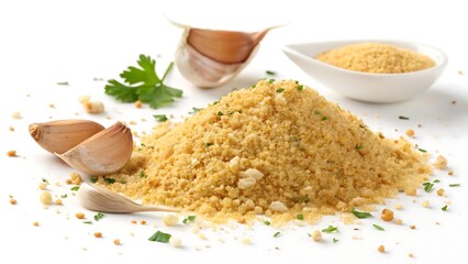 Assorted spices and herbs for cooking and baking arranged in a simple closeup display