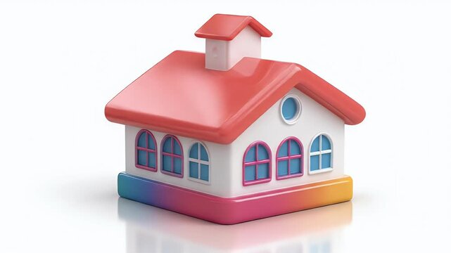 Colorful Toy House - A Playful and Whimsical Miniature Home.