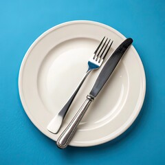 plate with cutlery